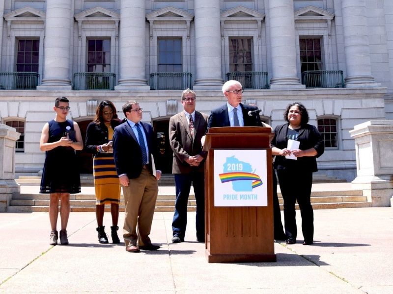 LGBTQ Activists, Gov. Tony Evers Call For State Law Changes