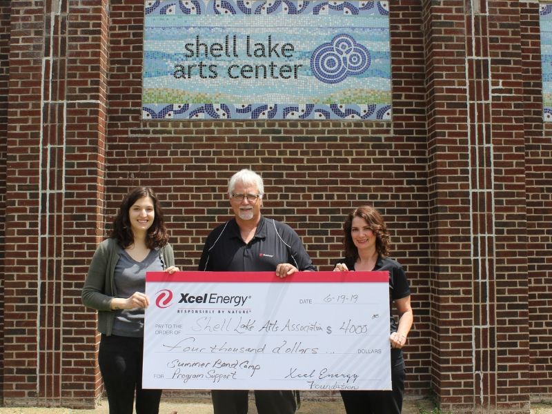 Xcel Energy Foundation Donates To The Shell Lake Arts Center
