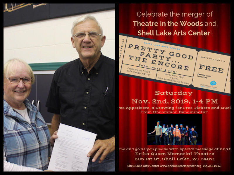 Shell Lake Arts Center And Theatre In The Woods To Merge