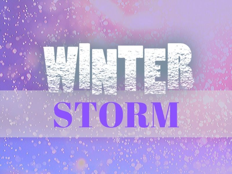 Winter Storm Tonight And Tomorrow