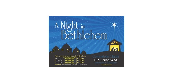 Cornerstone Church Hosting ‘A Night in Bethlehem’