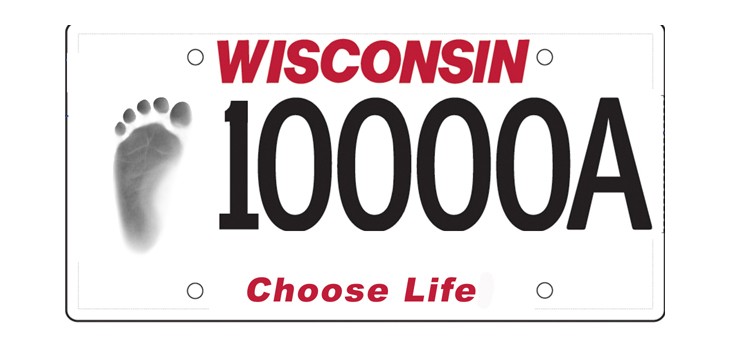 6 New Special License Plates Coming to Wisconsin, Including a “Choose Life” Plate