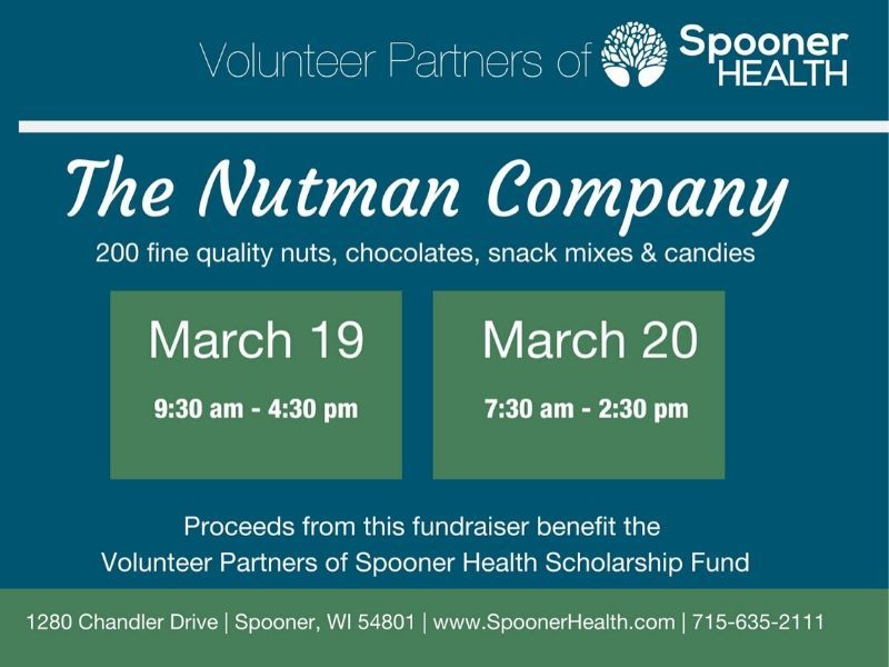 Volunteer Partners Of Spooner Health Host Nutman Fundraiser