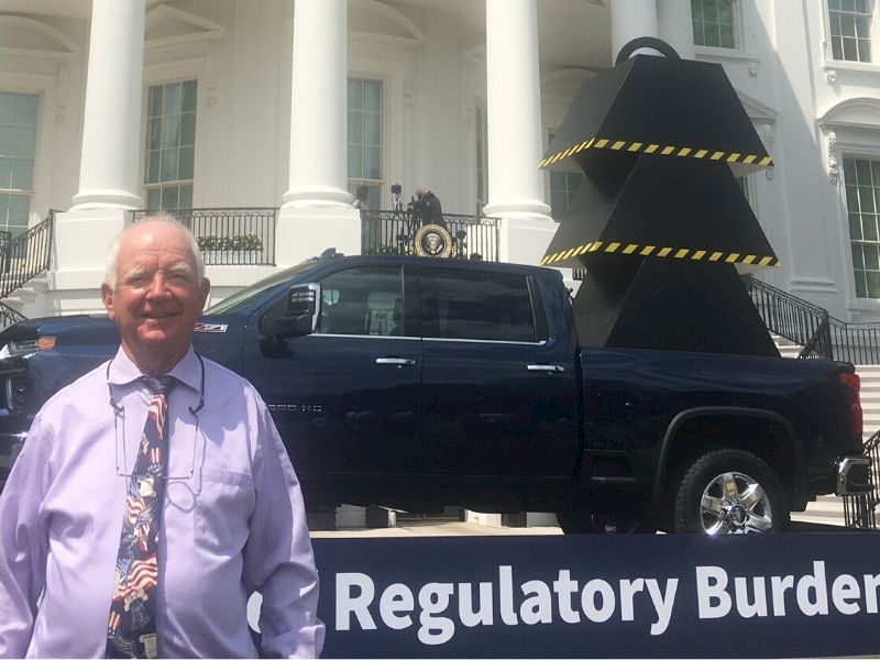 Rep. Edming Joins President Trump At The White House To Promote Deregulation