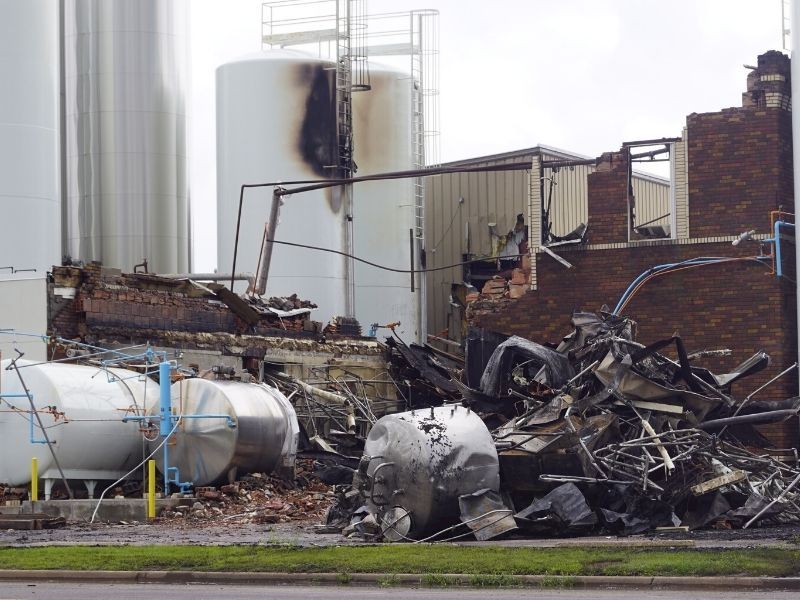 UPDATE On Burnett Dairy Coop Structure Fire