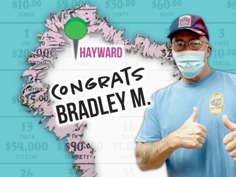 Hayward Man Wins $1 Million From Scratch Ticket