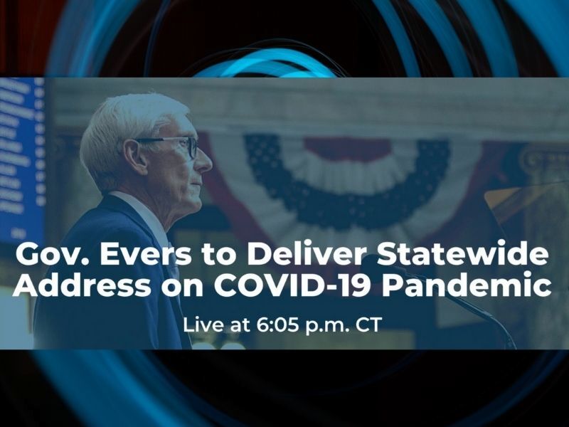Gov. Evers To Deliver Statewide Address Regarding COVID-19 Pandemic