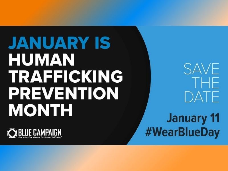 January Is National Human Trafficking Awareness Month