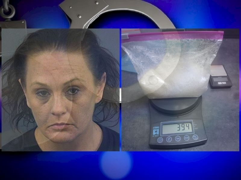 $39,000 Worth Of Meth Discovered Following Traffic Stop; Birchwood Woman Arrested