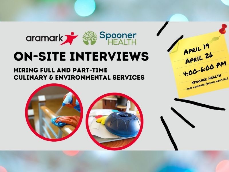Spooner Health & Aramark To Host Hiring Fair For On-Site Interviews