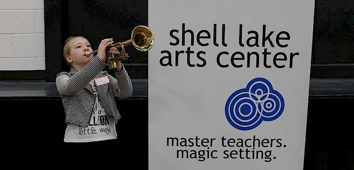 Shell Lake Arts Center held 1st Year Band Student Masterclass