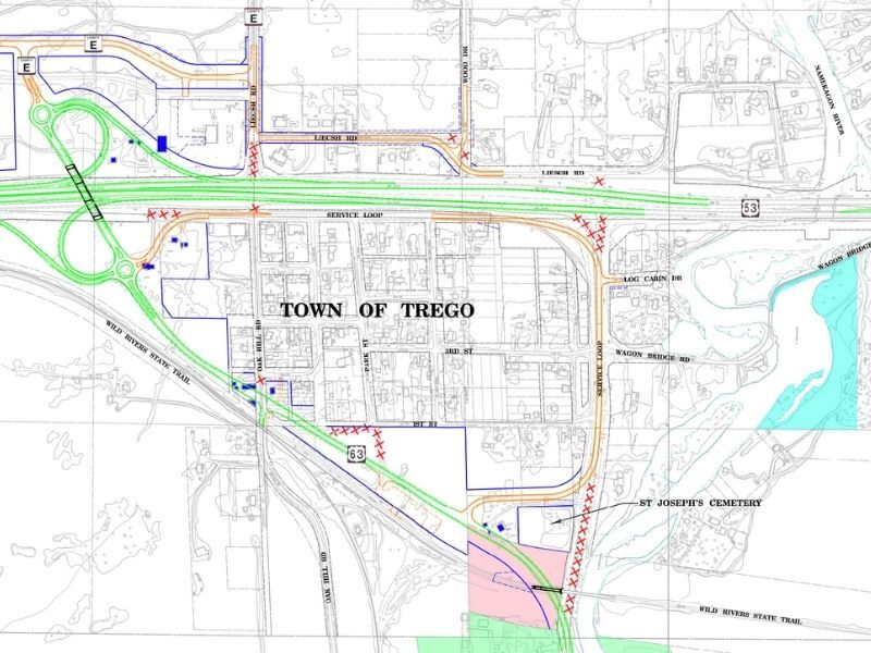 Southbound Lanes On US 53 To Open Friday In Washburn County Town Of Trego