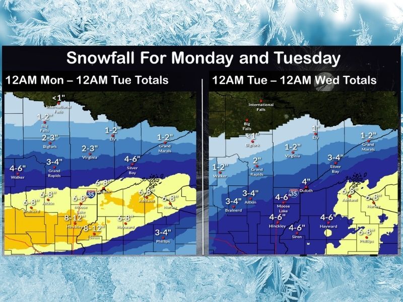 Winter Storm To Bring Significant Snow Totals Monday And Tuesday