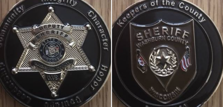 Washburn County Sheriff’s Challenge Coins