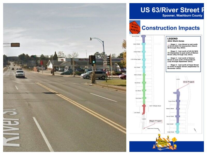 Construction On US 63 Project In Spooner Starts Today