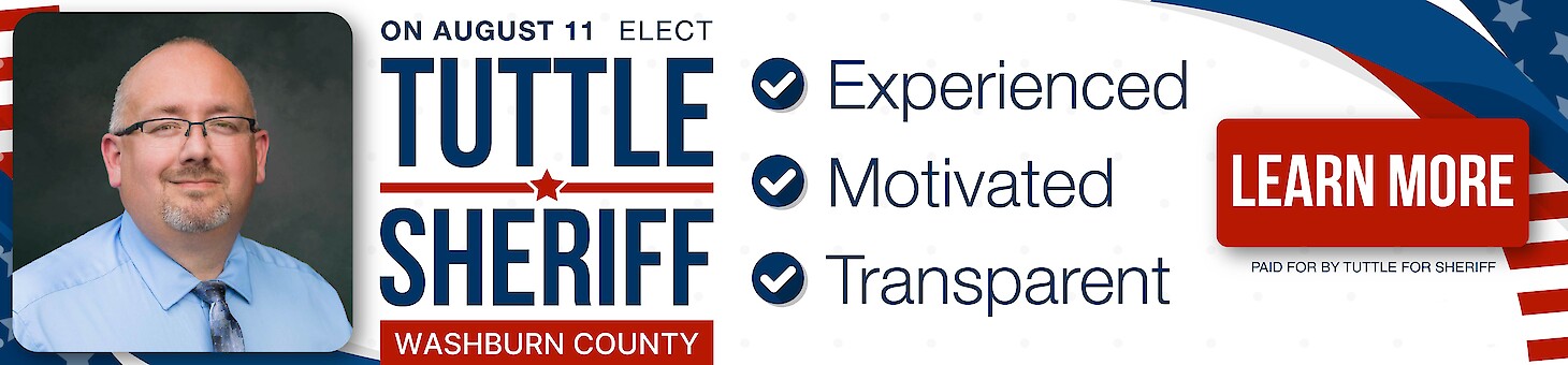 Elect Warren Tuttle for Washburn County Sheriff