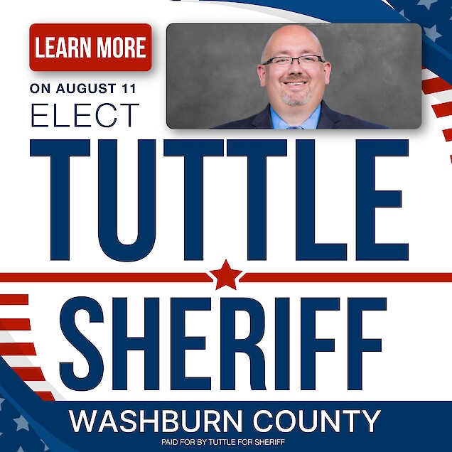 Elect Warren Tuttle for Washburn County Sheriff