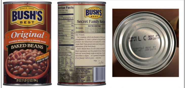 Bush Brothers & Co. Announces Baked Beans Recall