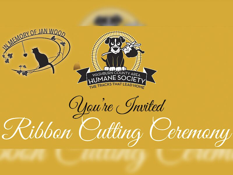 Ribbon Cutting Ceremony For Washburn County Area Humane Society’s ‘Catio’ Announced