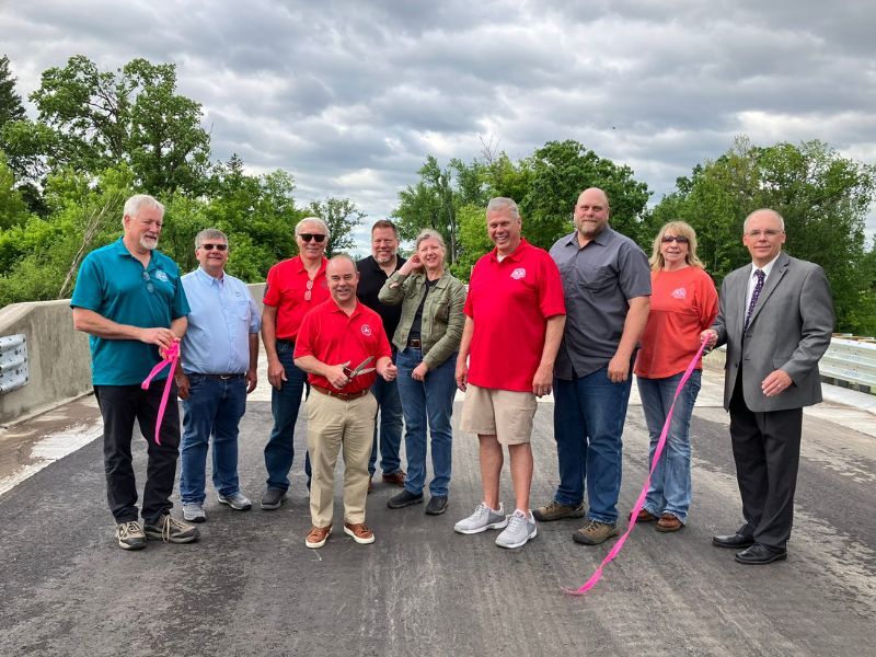 WisDOT Joins Barron County Officials To Announce Early Completion Of County T Bridge Project