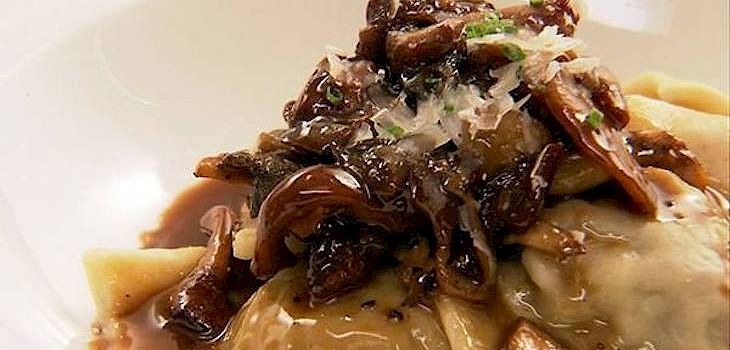 Lamb & Wild Rice Ravioli in Mushroom Sauce on Special This Wed & Thur @ The Roost!