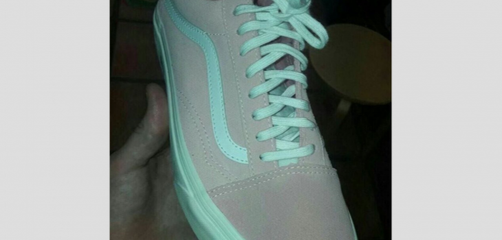 Are These Shoes Pink and White or Green and Gray?