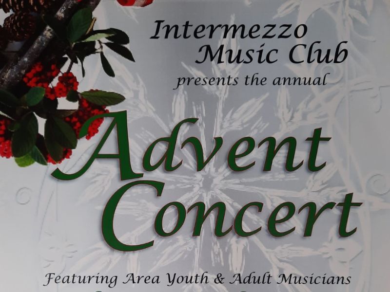 Intermezzo Music Club Of Spooner To Present Annual Advent Concert On Sunday, December 4