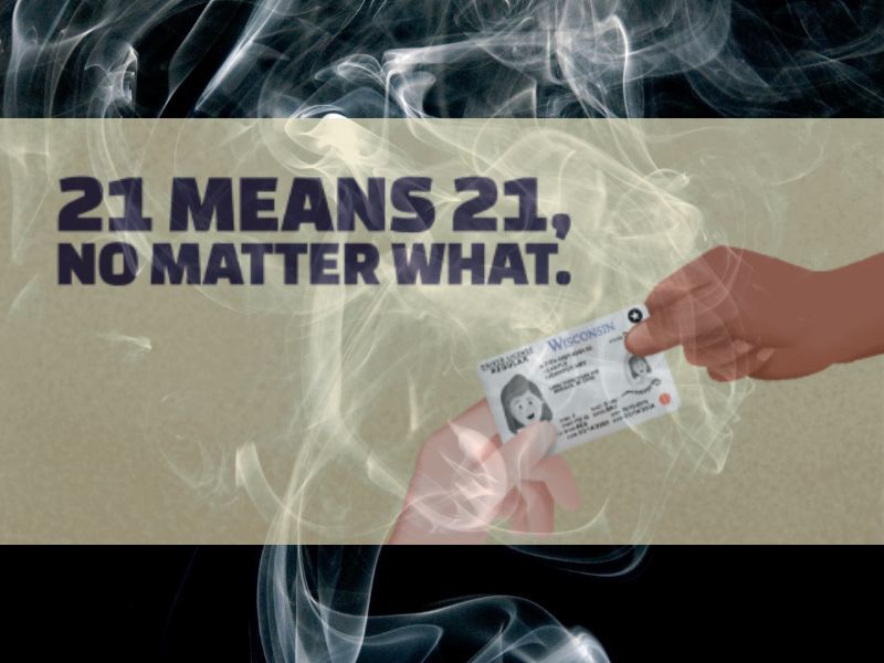 Wisconsin DHS Launches New Campaign To Reinforce The Age 21 Tobacco Law