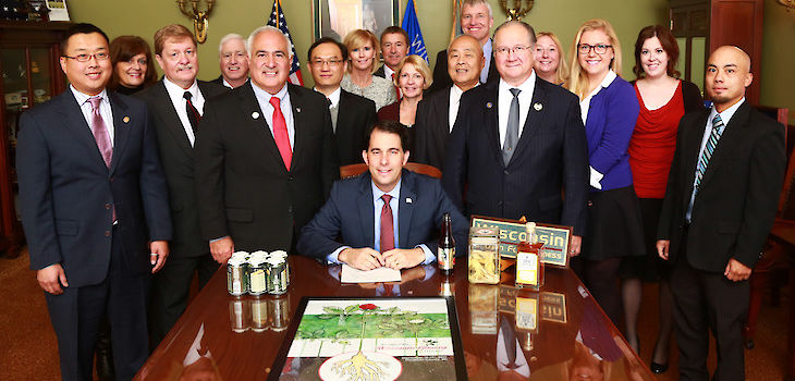 Governor Walker Signs Bill to Make Ginseng the State Herb