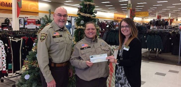 Shopko Presents $1,000 Check for the Washburn County Sheriff’s Christmas for Kids Program