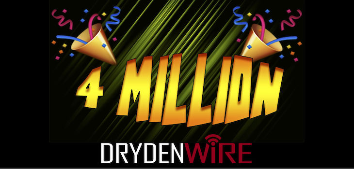 DrydenWire.com Surpasses 4 Million