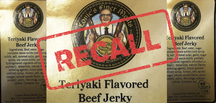 Louie’s Finer Meats in Cumberland Recalling Teriyaki-Flavored Beef Jerky