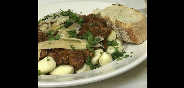 Veal Bolognese and Gnocchi on Special at The Roost this Wed & Thur!