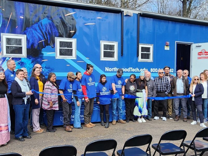 Northwood Tech Cut Ribbon At Ceremony For New Mobile Welding Lab