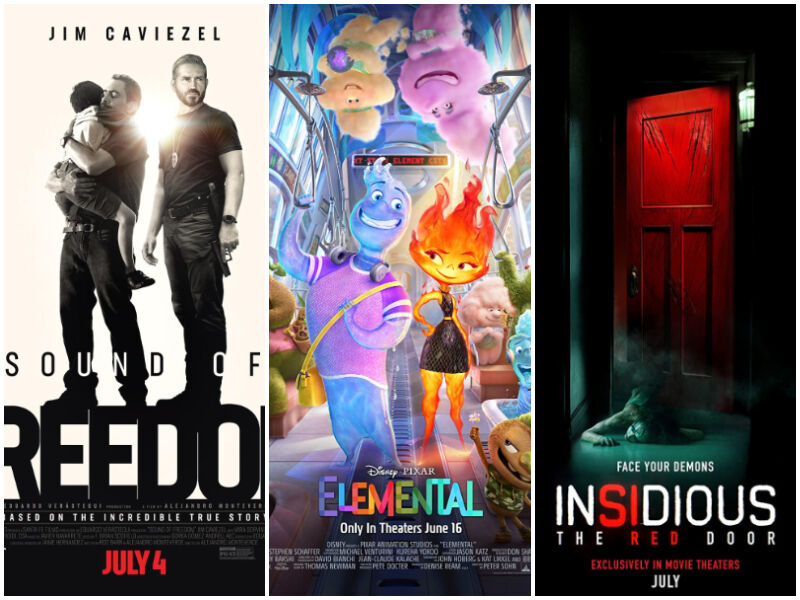 Movie Review Triple Feature: 'Sound of Freedom', 'Elemantal', & 'Insidious: The Red Door'