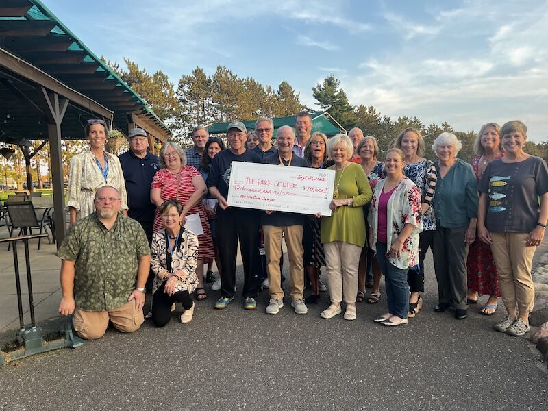 Park Center Receives $10,000 Boost From 100 Who Care Sawyer County Chapter
