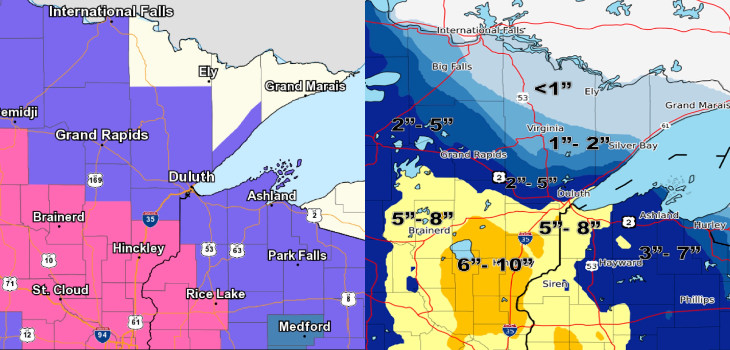 UPDATE: Heavy Snow Possible Late Tonight Into Monday Night