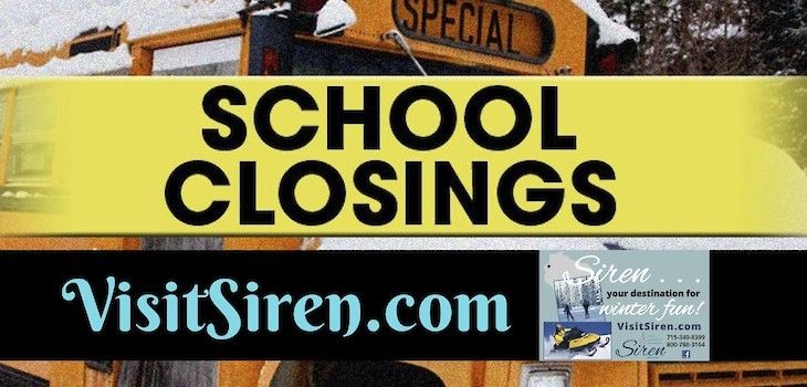 School Closings for Monday, March 5, 2018