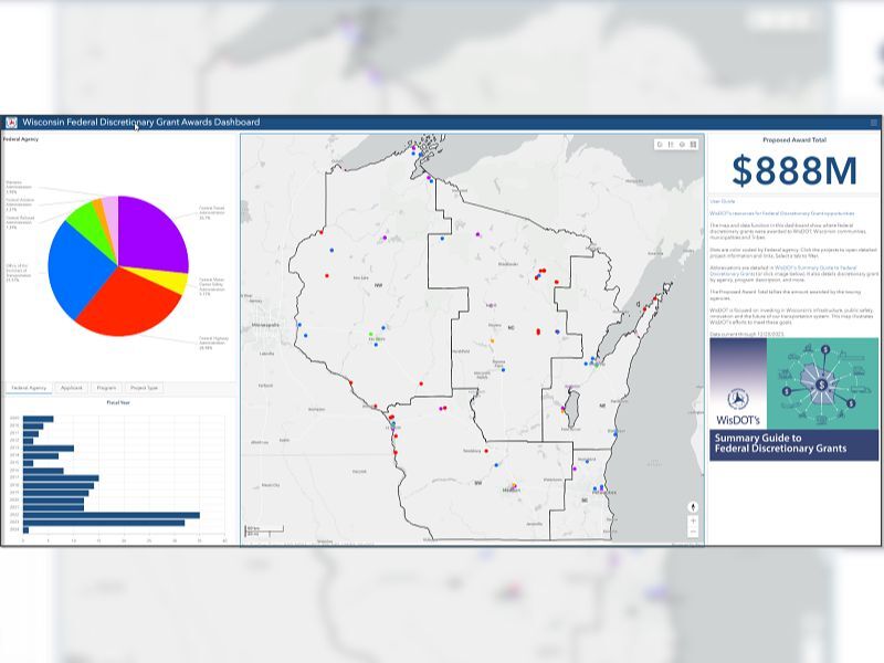 WisDOT’s Interactive Map Details Where Federal Funding Plays A Role In Improving State Infrastructure