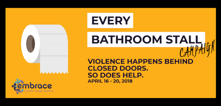 Embrace's Every Bathroom Stall Campaign
