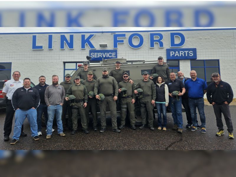 Barron/Rusk ERT Upgrades Helmets Thanks To Generous Link Ford Contribution