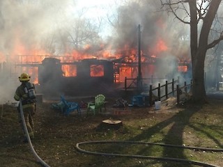 Webster Fire Chief: Burnett County House Fire Total Loss Article Image