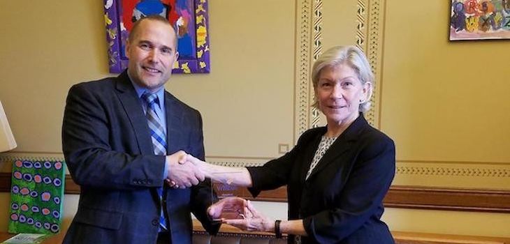 Sen. Janet Bewley receives WEDA’s 'Champion of Economic Development' Award