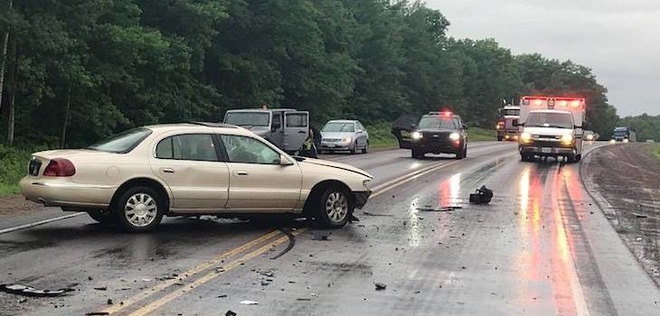 Two-Vehicle Crash in Barron County