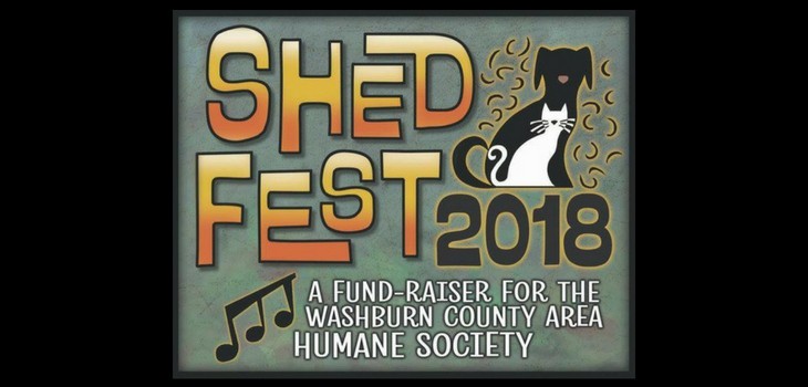 2nd Annual 'Shed Fest' to Benefit Washburn County Area Humane Society