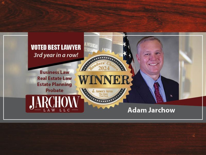 Adam Jarchow Named 'Best Attorney' For Third Consecutive Year