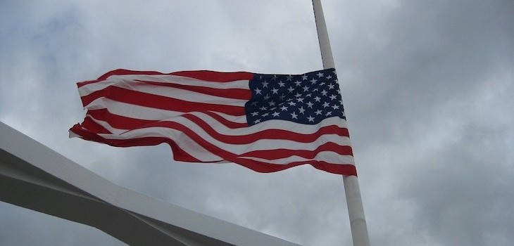 President Orders Flags to be Flown at Half-Staff Today