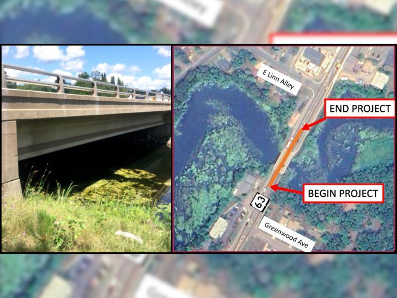 Wisconsin DOT To Hold Public Meeting On US 63 Bridge Rehabilitation Project In Spooner