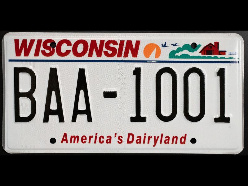 Wisconsin DMV Rolls Out New ‘B’ Series License Plates as ‘A’ Combinations Run Out