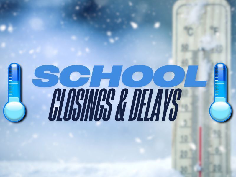 School Closings & Delays For Wednesday, Feb. 12, 2025